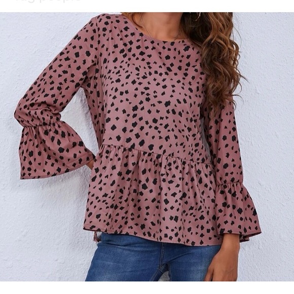 Tops - 🔥LAST CHANCE🔥Confetti Crush Peplum Top